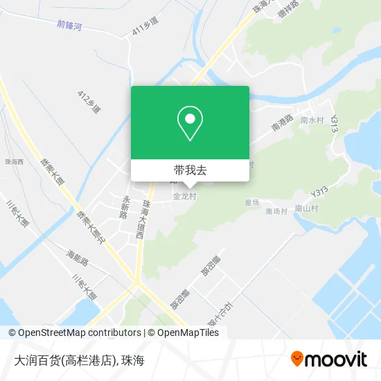 大润百货(高栏港店)地图