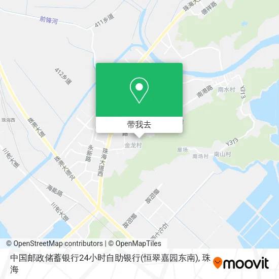 中国邮政储蓄银行24小时自助银行(恒翠嘉园东南)地图