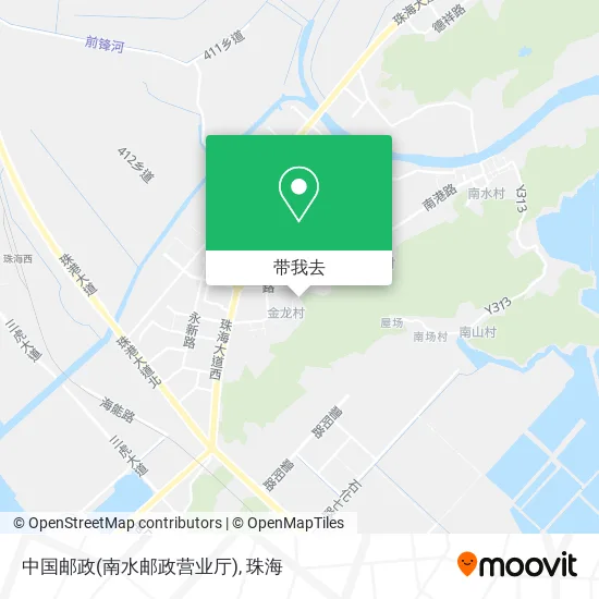 中国邮政(南水邮政营业厅)地图