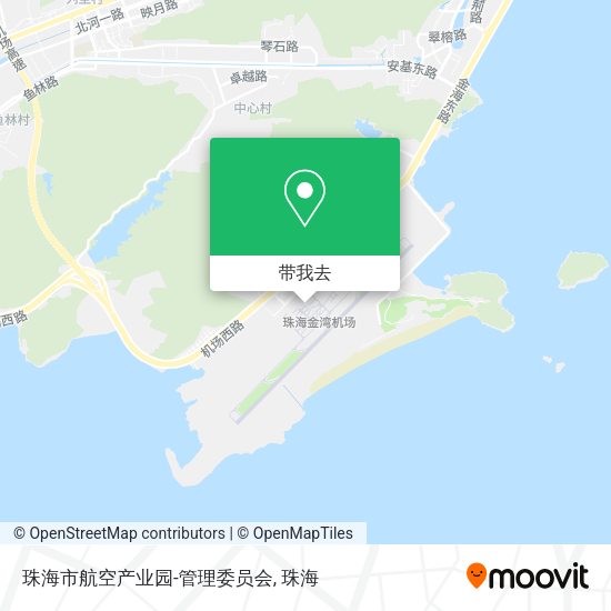珠海市航空产业园-管理委员会地图