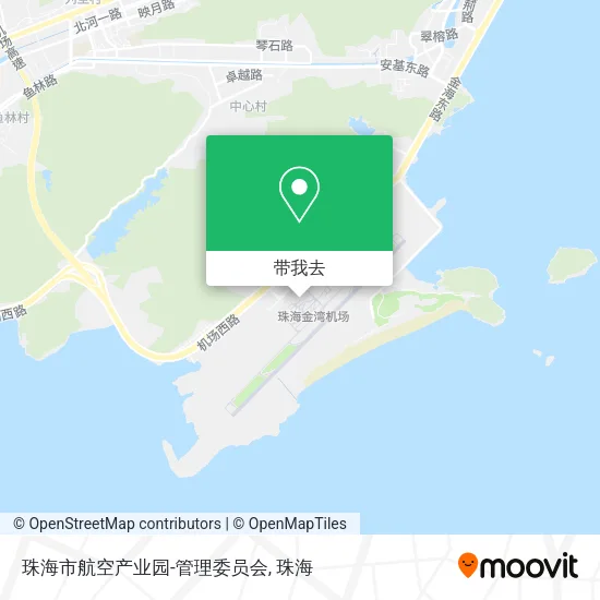 珠海市航空产业园-管理委员会地图