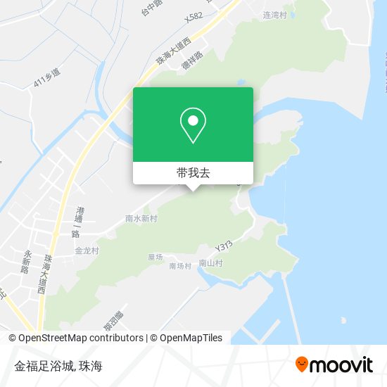 金福足浴城地图