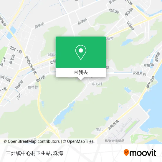 三灶镇中心村卫生站地图