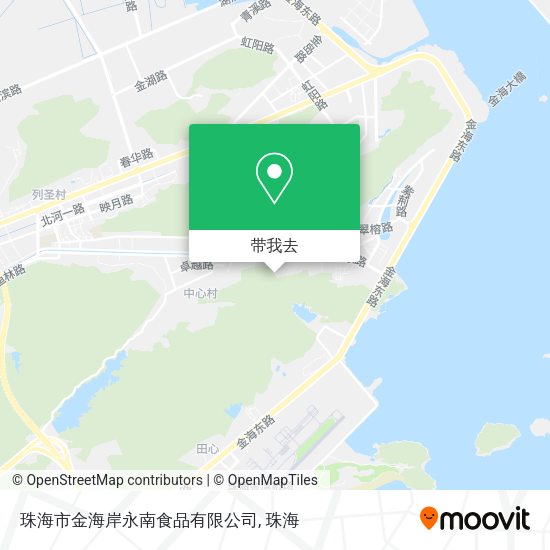 珠海市金海岸永南食品有限公司地图