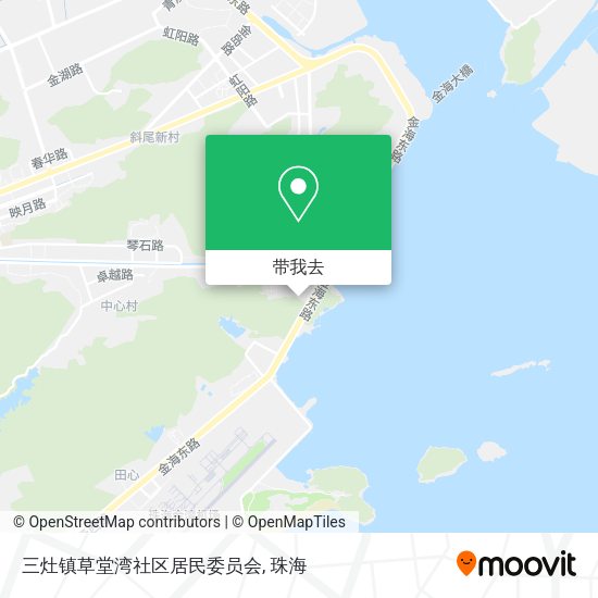 三灶镇草堂湾社区居民委员会地图