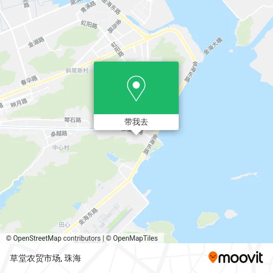 草堂农贸市场地图