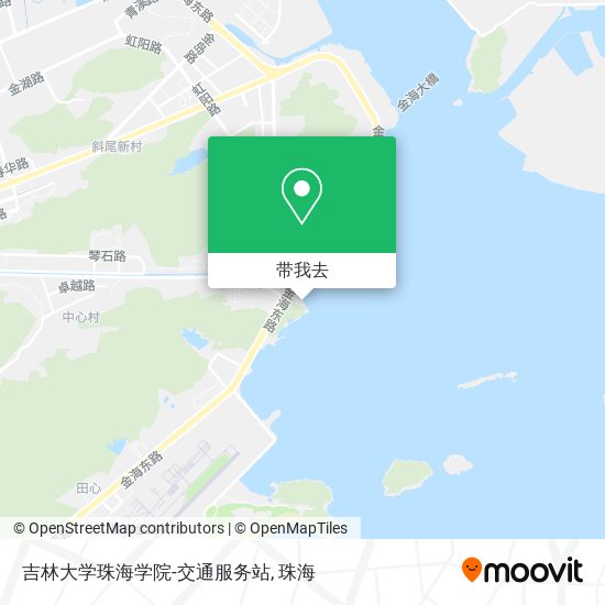吉林大学珠海学院-交通服务站地图