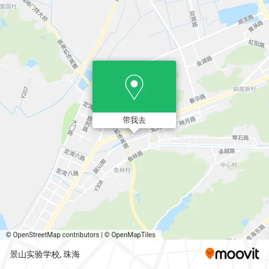 景山实验学校地图