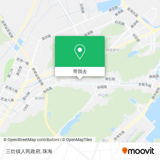 三灶镇人民政府地图