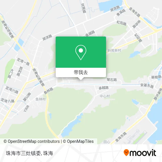 珠海市三灶镇委地图