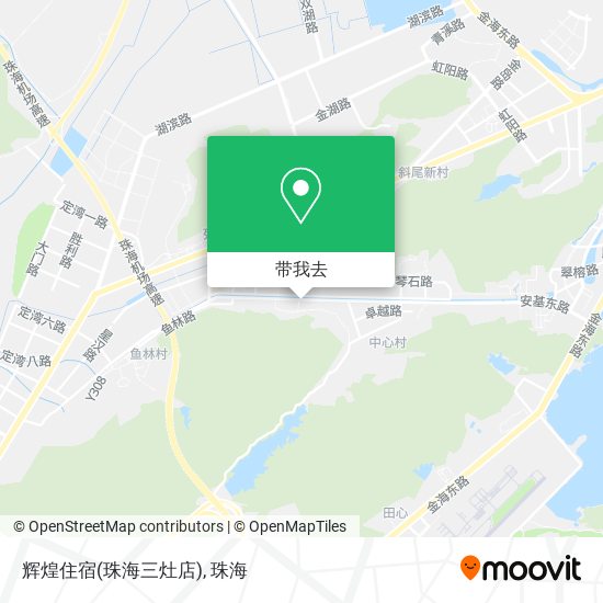 辉煌住宿(珠海三灶店)地图