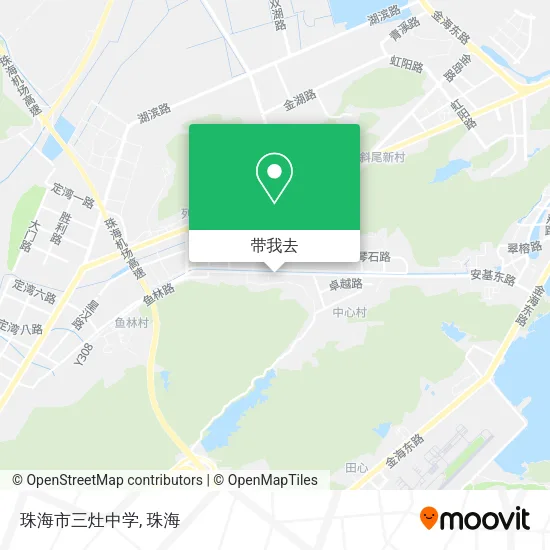 珠海市三灶中学地图