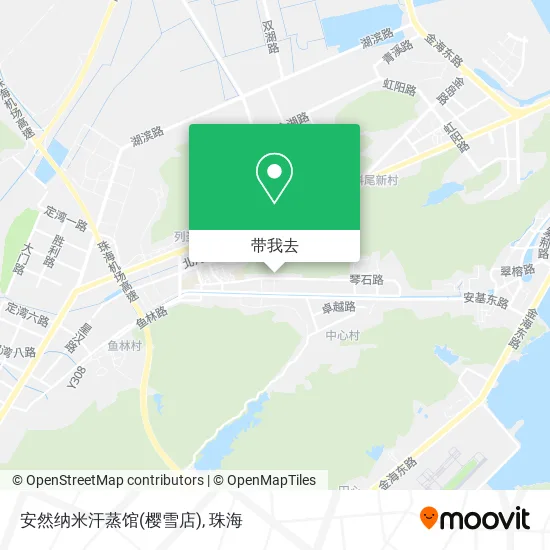 安然纳米汗蒸馆(樱雪店)地图