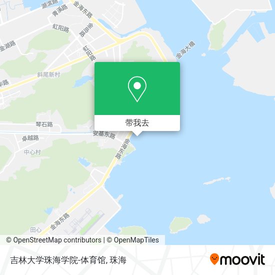 吉林大学珠海学院-体育馆地图