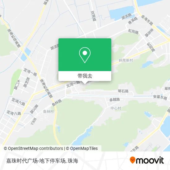 嘉珠时代广场-地下停车场地图