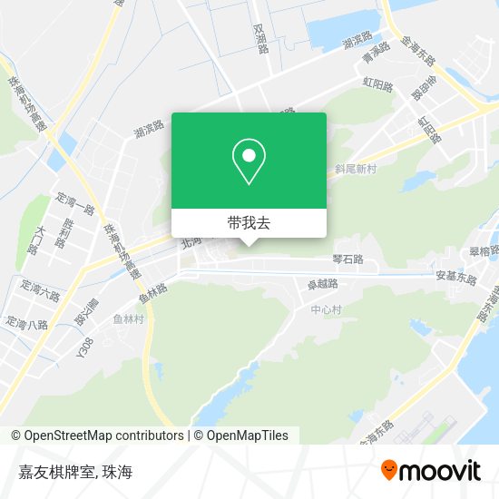 嘉友棋牌室地图
