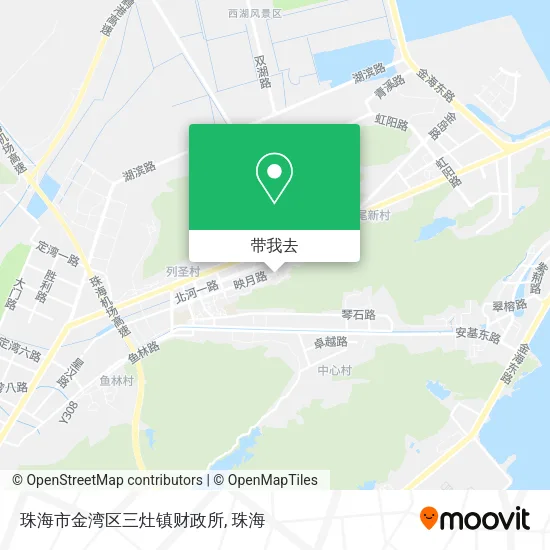 珠海市金湾区三灶镇财政所地图