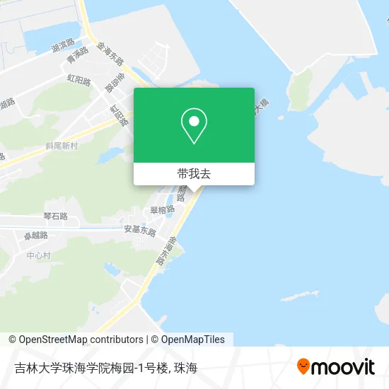 吉林大学珠海学院梅园-1号楼地图