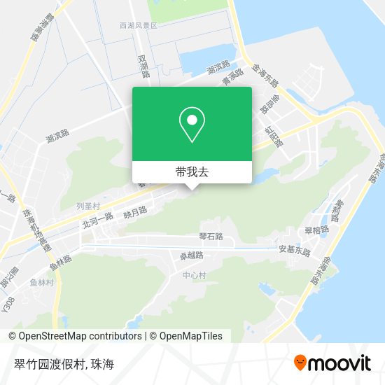 翠竹园渡假村地图