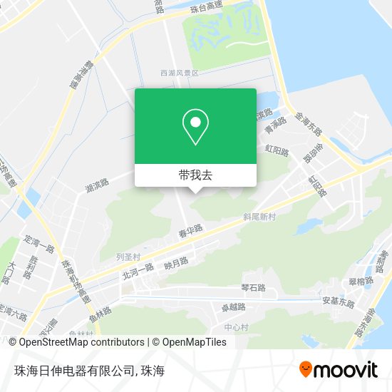 珠海日伸电器有限公司地图
