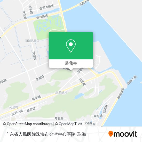 广东省人民医院珠海市金湾中心医院地图