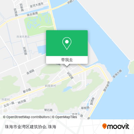 珠海市金湾区建筑协会地图
