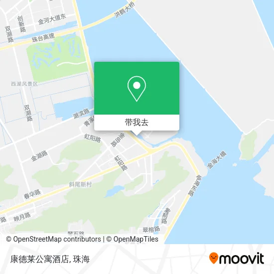 康德莱公寓酒店地图