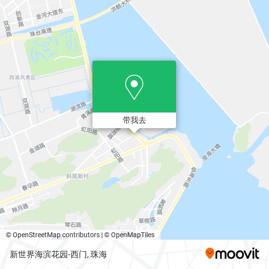 新世界海滨花园-西门地图