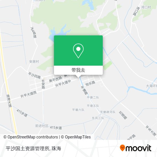 平沙国土资源管理所地图