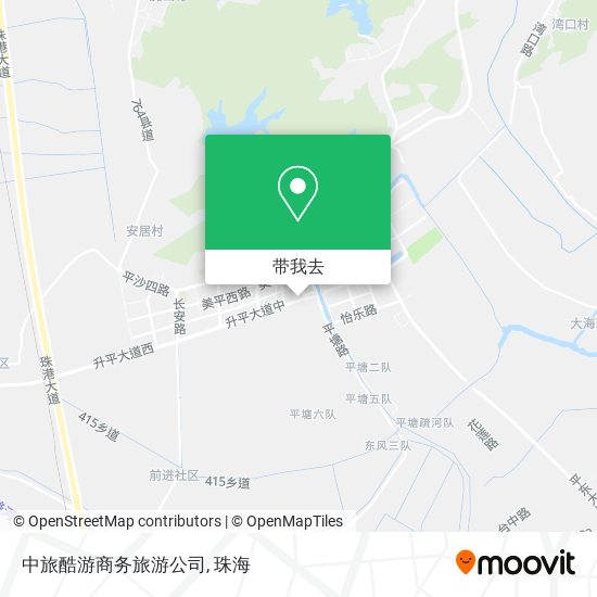 中旅酷游商务旅游公司地图
