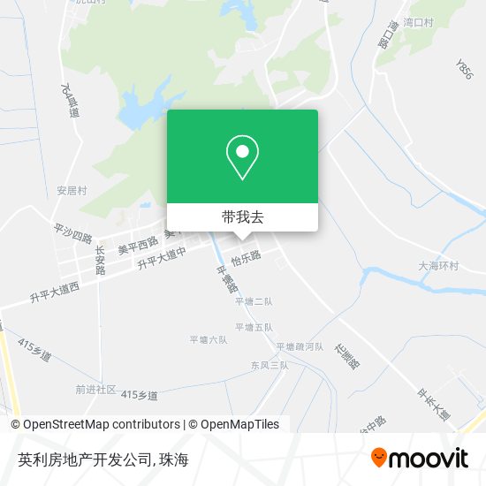 英利房地产开发公司地图