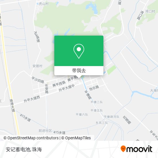 安记蓄电池地图