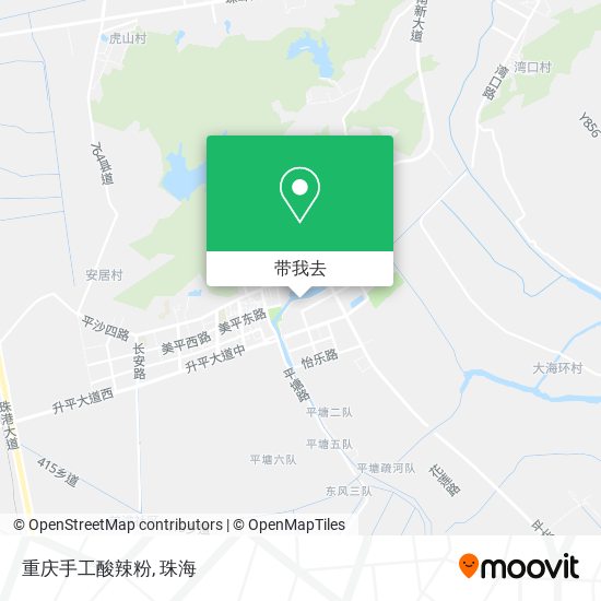 重庆手工酸辣粉地图