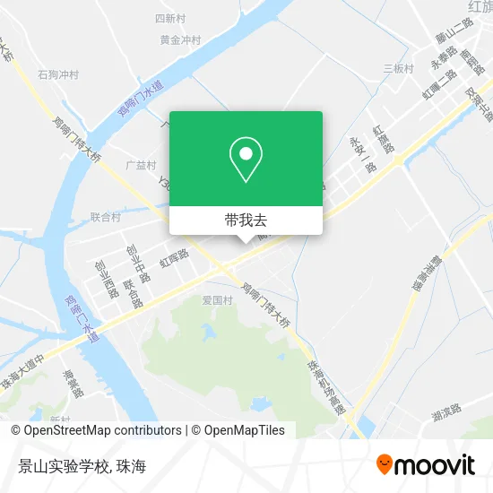 景山实验学校地图
