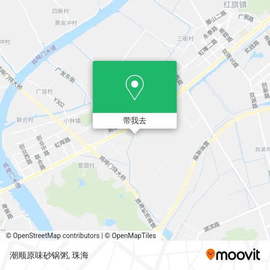 潮顺原味砂锅粥地图