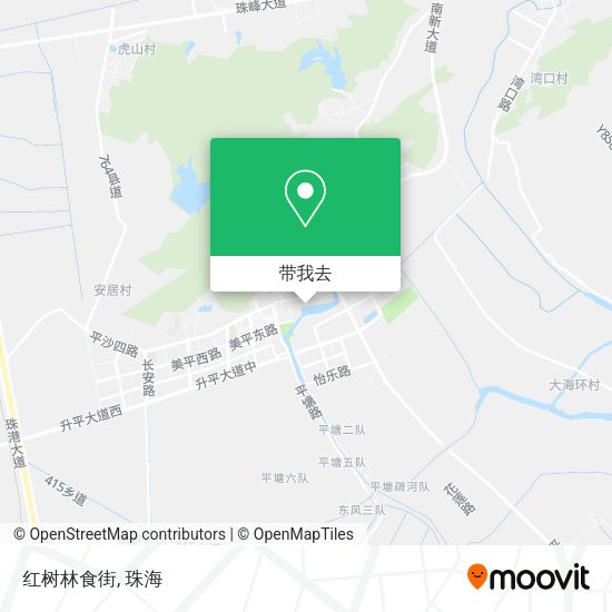 红树林食街地图