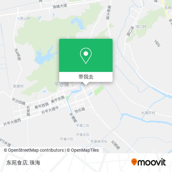 东苑食店地图