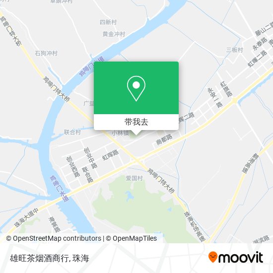 雄旺茶烟酒商行地图