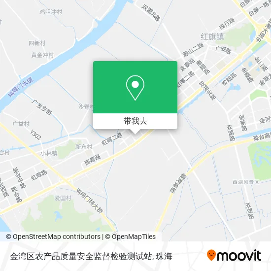 金湾区农产品质量安全监督检验测试站地图