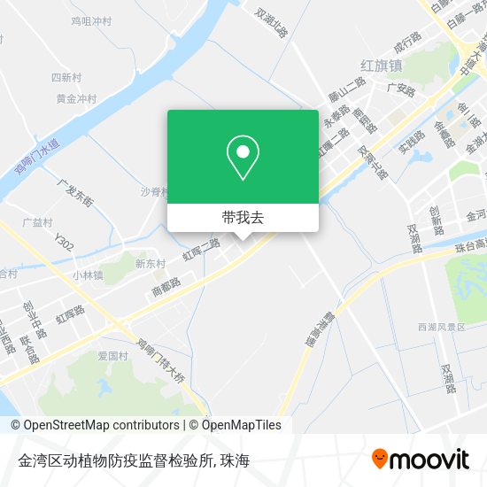金湾区动植物防疫监督检验所地图