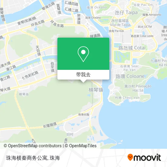 珠海横秦商务公寓地图