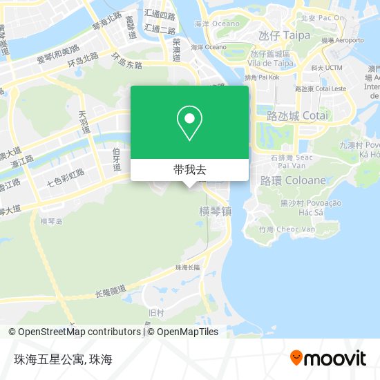 珠海五星公寓地图