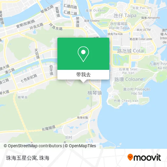 珠海五星公寓地图