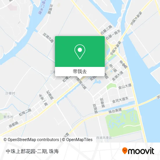 中珠上郡花园-二期地图
