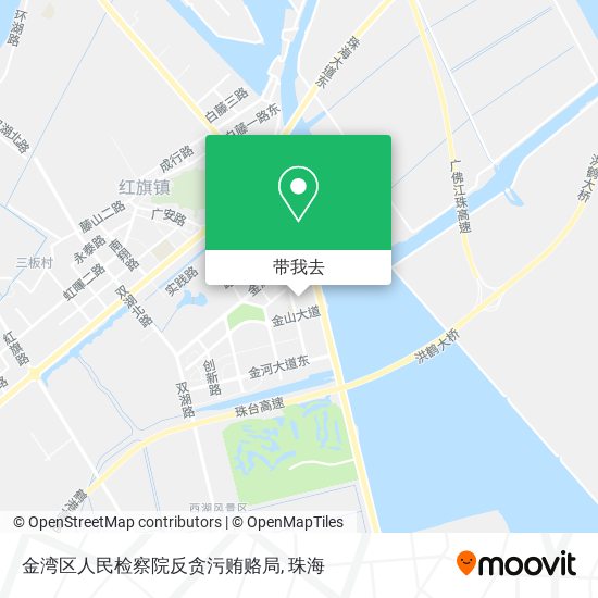 金湾区人民检察院反贪污贿赂局地图