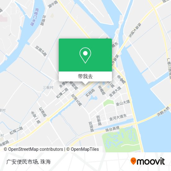 广安便民市场地图