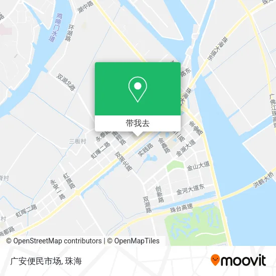广安便民市场地图