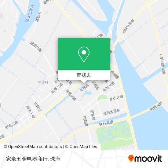 家豪五金电器商行地图