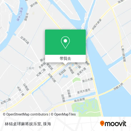 林锦桌球麻将娱乐室地图