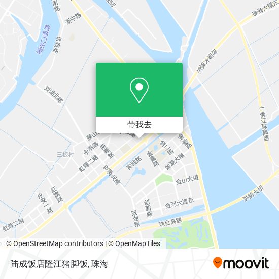 陆成饭店隆江猪脚饭地图